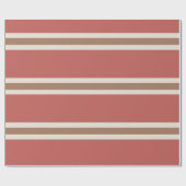 Papier Cadeau Rayures Colorées (Plat)