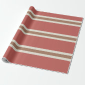 Papier Cadeau Rayures Colorées (Déroulé)