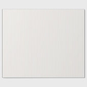 Papier Cadeau Rayures crème et blanc (Plat)