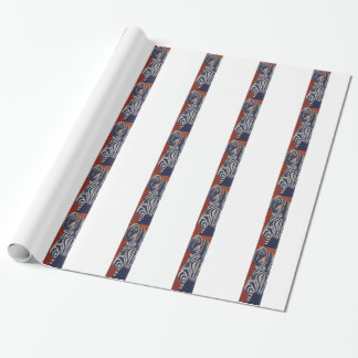 Papier Cadeau Rayures d'Africain de zèbres de zèbre