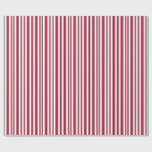 Papier Cadeau Rayures de Bonbon de Noël (Plat)
