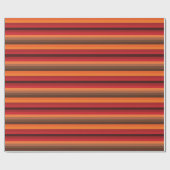 Papier Cadeau Rayures de coucher de soleil (Plat)