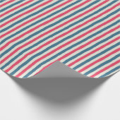Papier Cadeau Rayures de floraison cosmique (Coin)