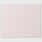 Papier Cadeau Rayures de printemps | Douce rose (Plat)