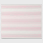 Papier Cadeau Rayures de printemps | Douce rose ll (Plat)