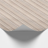 Papier Cadeau Rayures de toile tribales du sud-ouest (Coin)