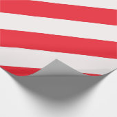 Papier Cadeau Rayures diagonales rouges et blanches de sucre de (Coin)