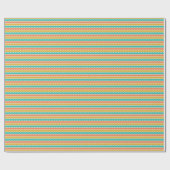 Papier cadeau rayures fines chevron coloré (Plat)