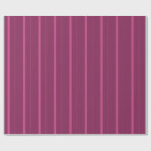Papier Cadeau Rayures framboise foncé (Plat)