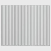 Papier Cadeau Rayures grises et blanches (Plat)