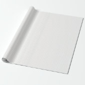 Papier Cadeau Rayures ivoire et blanches (Déroulé)