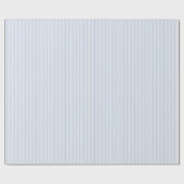 Papier Cadeau Rayures Minces Bleues Anniversaire (Plat)