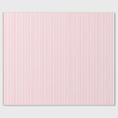 Papier Cadeau Rayures roses (Plat)
