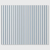 Papier Cadeau Rayures Simples -Bleu Clair | Bleu Moyen | Beige-g (Plat)