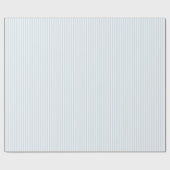 Papier Cadeau Rayures Simples - Bleu Poudre (Plat)