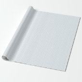 Papier Cadeau Rayures Simples - Bleu Poudre (Déroulé)