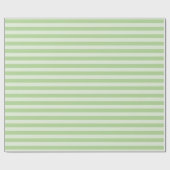 Papier Cadeau Rayures Vertes (Plat)
