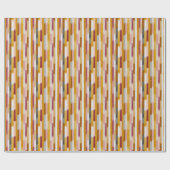 Papier Cadeau Rayures verticales aquarelle sans couture (Plat)