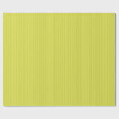 Papier Cadeau Rayures Verticales Chartreuse Jaune Vert (Plat)