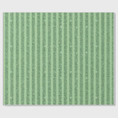 Papier Cadeau Rayures verticales simples de couleur vert forêt p (Plat)