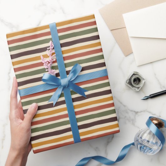 Papier Cadeau Rayures Vintage (Cadeaux)
