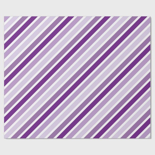 Papier Cadeau rayures violettes (Plat)