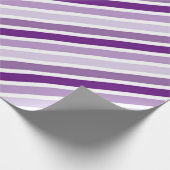 Papier Cadeau rayures violettes (Coin)