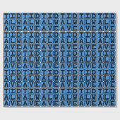 Papier Cadeau Raz-de-marée, tsunami violent (Plat)