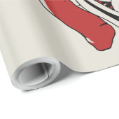 Papier Cadeau RBP, Neko, sexy Anime Cat Girl Feu (Coin rond)