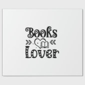 Papier Cadeau Reading Art Books Lover (Plat)