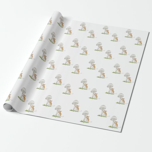 Papier Cadeau Réalisez une souris et un champignon de champ amus (Déroulé)