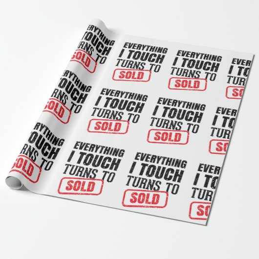 Papier Cadeau Realtor Funny Mug (Déroulé)