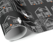 Papier Cadeau Realtor Halloween (Coin rond)