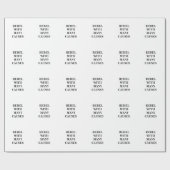 Papier Cadeau Rebel avec de nombreuses causes (Plat)