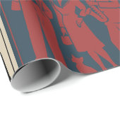 Papier Cadeau Rebelle française (Coin rond)