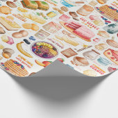 Papier Cadeau Recettes Papier d'emballage (Coin)