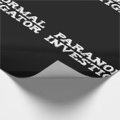 Papier Cadeau Recherche paranormale Chasse aux fantômes (Coin)