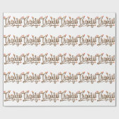 Papier Cadeau Reconnaissant (Plat)
