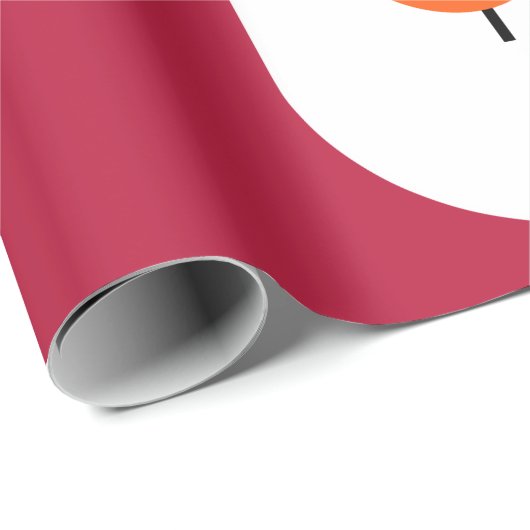 Papier Cadeau Rectangle du milieu du siècle (Coin rond)