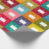 Papier Cadeau Rectangles atomiques (Coin)