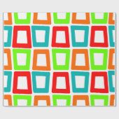 Papier Cadeau Rectangles biaisées (Plat)