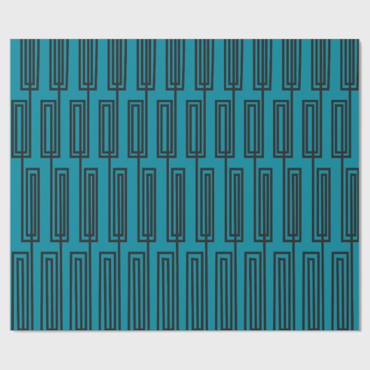 Papier Cadeau Rectangles continues (Plat)