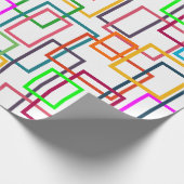 Papier Cadeau Rectangles de chevauchement (Coin)