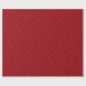 Papier Cadeau Rectangles et Carrés orange noir minimal Motif (Plat)