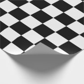 Papier Cadeau Rectangles noirs et blancs (Coin)