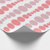 Papier Cadeau Rectangles roses modernes (Coin)