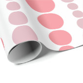 Papier Cadeau Rectangles roses modernes (Coin rond)