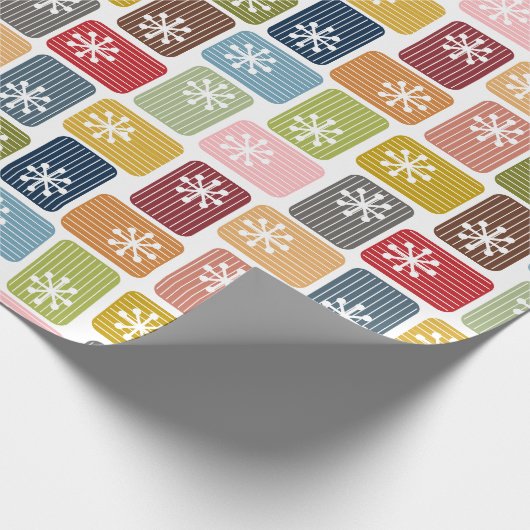 Papier Cadeau Rectangles triées (Coin)