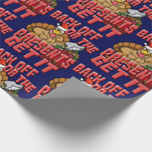 Papier Cadeau Recule ou le PRÉSENT OBTIENT (Coin)