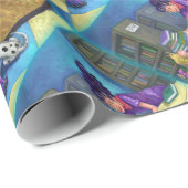 Papier Cadeau Récupération de la bibliothèque (Coin rond)